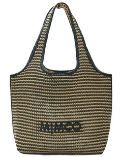 Brittany Mini Tote Bag Bags Non Leather  in Black Natural