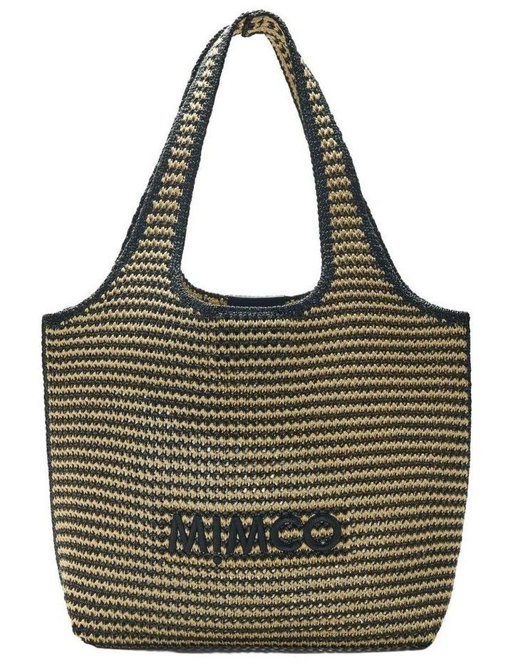 Brittany Mini Tote Bag Bags Non Leather in Black Natural image 1