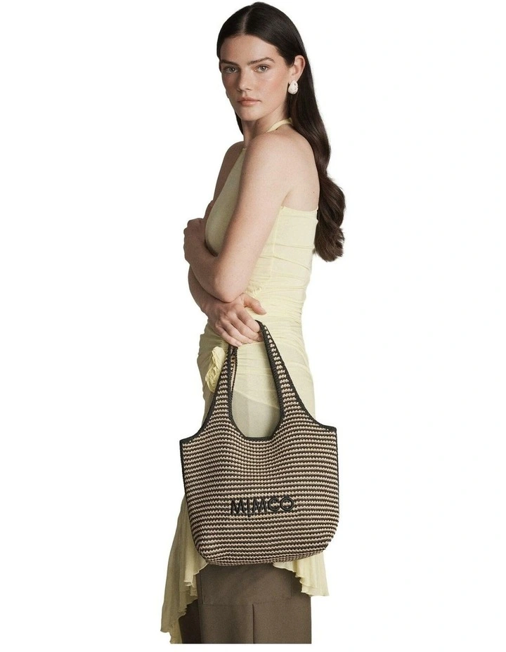 Brittany Mini Tote Bag Bags Non Leather in Black Natural image 2