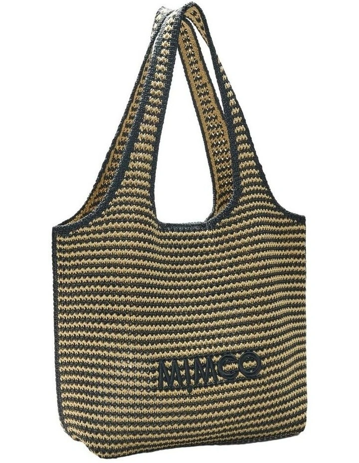 Brittany Mini Tote Bag Bags Non Leather in Black Natural image 3