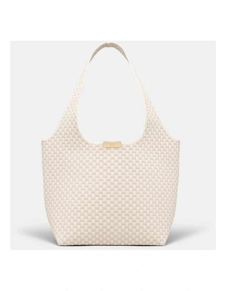 Amelie Basket Tote Bag Bags Non Leather in Off White image 1