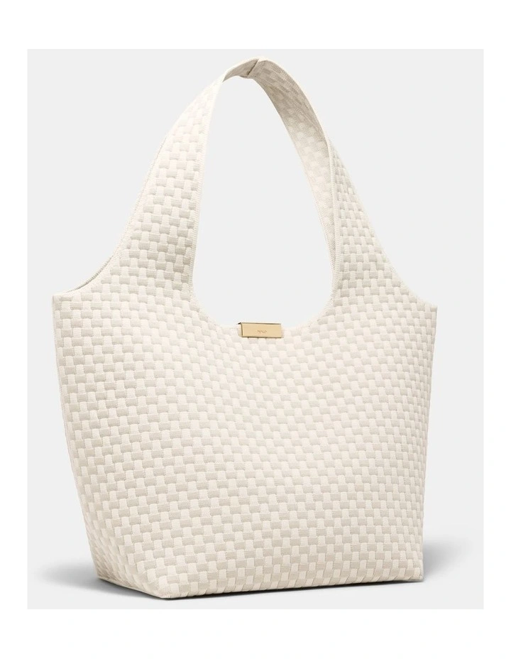 Amelie Basket Tote Bag Bags Non Leather in Off White image 3