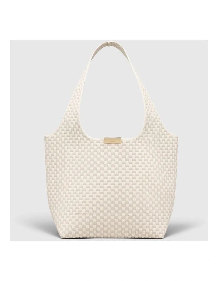 Amelie Basket Tote Bag Bags Non Leather in Off White image 5