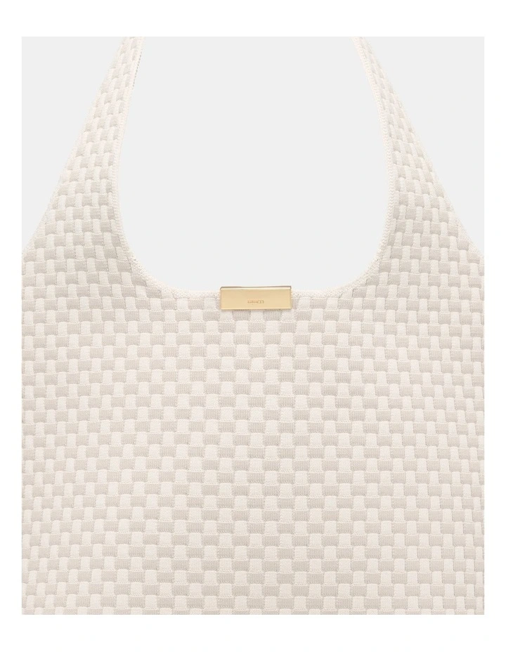 Amelie Basket Tote Bag Bags Non Leather in Off White image 6
