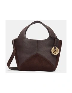 Calypso Mini Tote Bag Bags Leather in Chocolate
