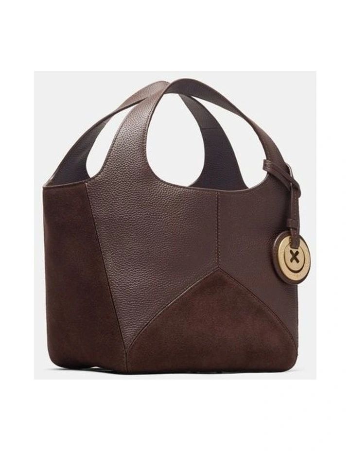 Calypso Mini Tote Bag Bags Leather in Chocolate image 3
