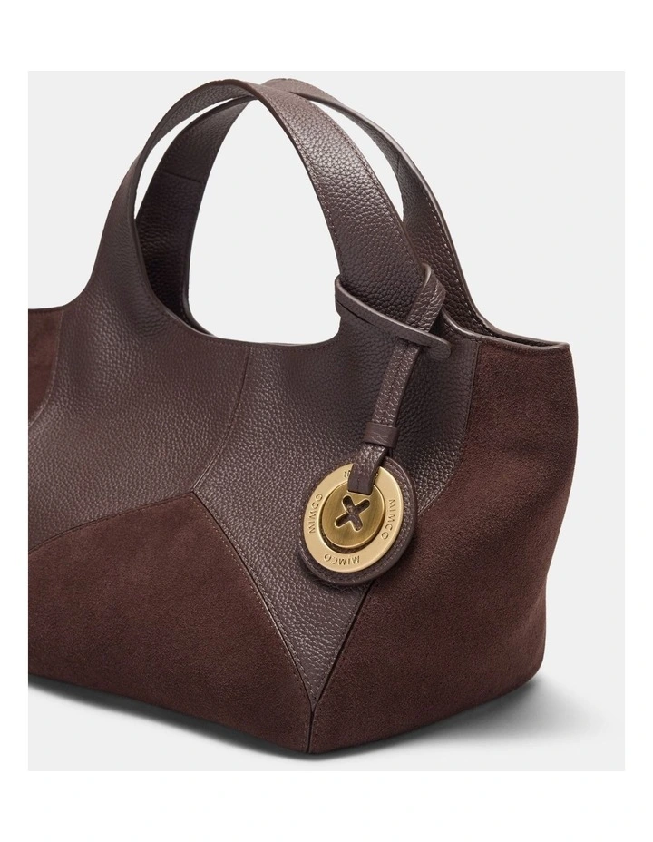 Calypso Mini Tote Bag Bags Leather in Chocolate image 5