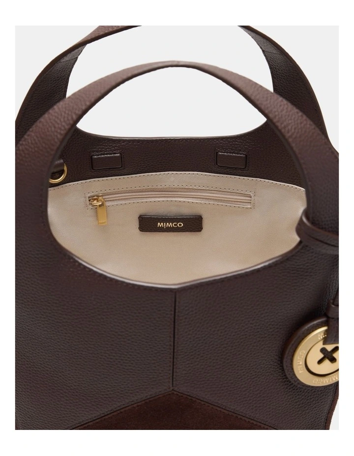 Calypso Mini Tote Bag Bags Leather in Chocolate image 6