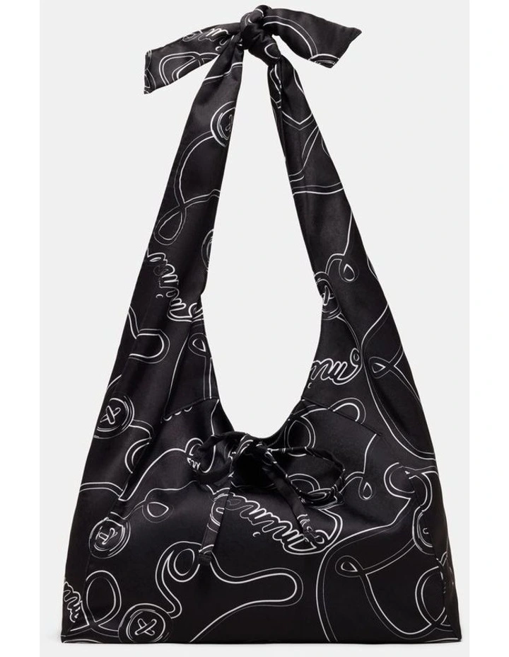 Lucy Scarf Hobo Bag Bags Non Leather in Black image 3