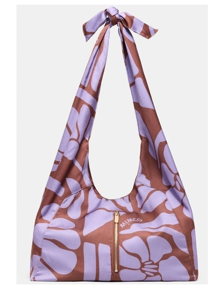 Lucy Scarf Hobo Bag Bags Non Leather in Lilac Multi image 1