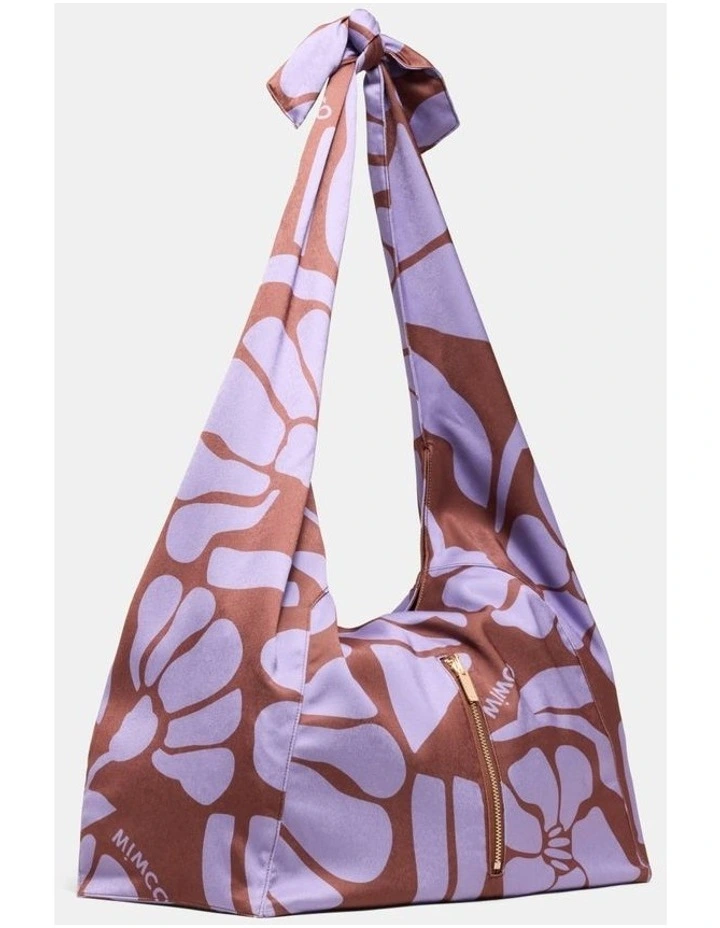 Lucy Scarf Hobo Bag Bags Non Leather in Lilac Multi image 2