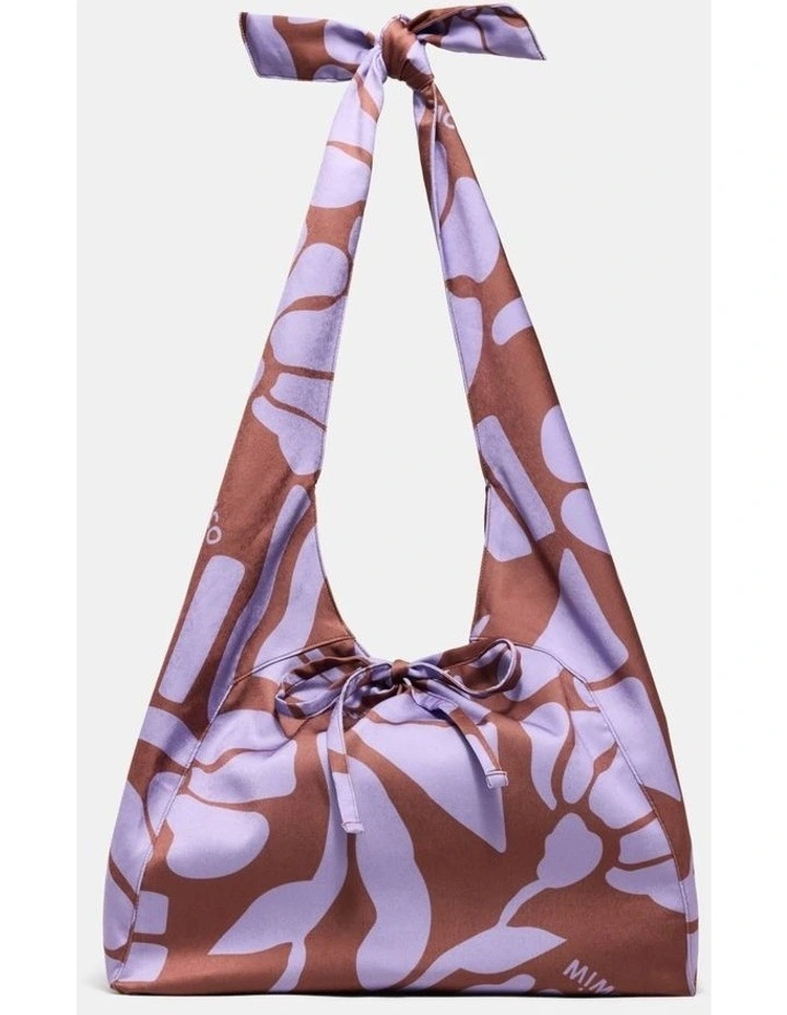 Lucy Scarf Hobo Bag Bags Non Leather in Lilac Multi image 3