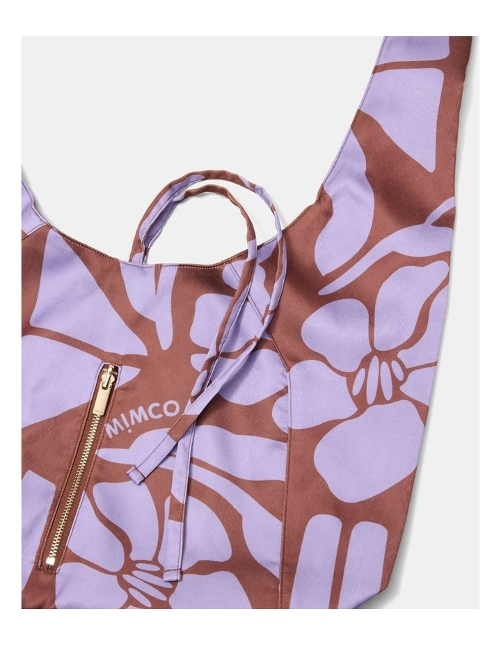 Lucy Scarf Hobo Bag Bags Non Leather in Lilac Multi image 4