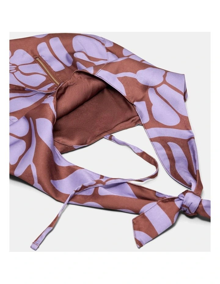 Lucy Scarf Hobo Bag Bags Non Leather in Lilac Multi image 5
