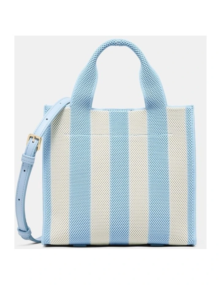 Blondie Small Crossbody Tote Bag Bags Non Leather in Light Blue Multi image 4