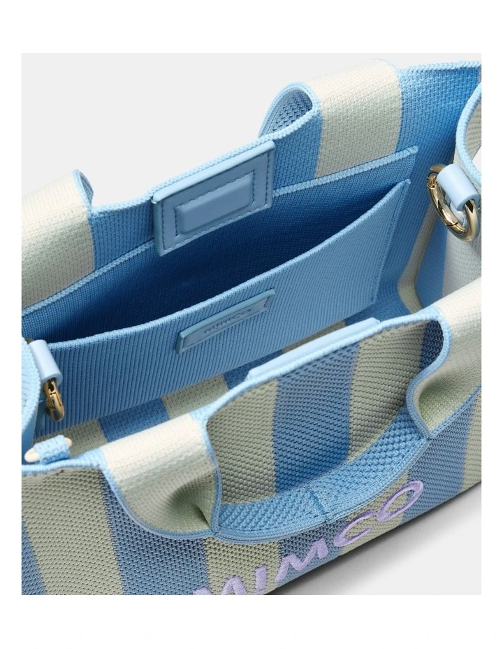 Blondie Small Crossbody Tote Bag Bags Non Leather in Light Blue Multi image 6