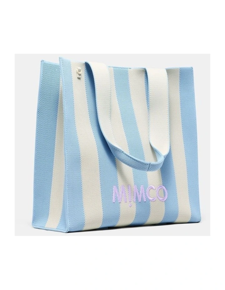 Blondie Large Boxy Tote Bag Bags Non Leather in Light Blue Multi image 3