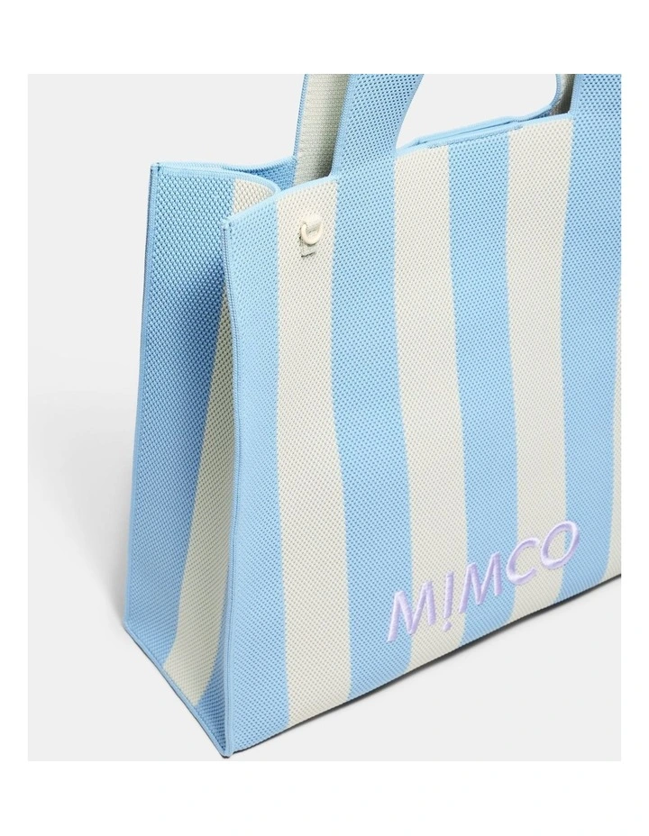 Blondie Large Boxy Tote Bag Bags Non Leather in Light Blue Multi image 6