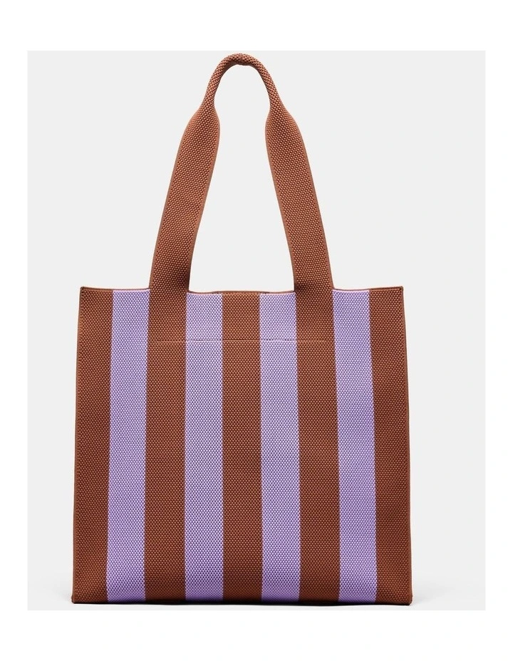 Blondie Large Boxy Tote Bag Bags Non Leather in Lilac Multi image 4