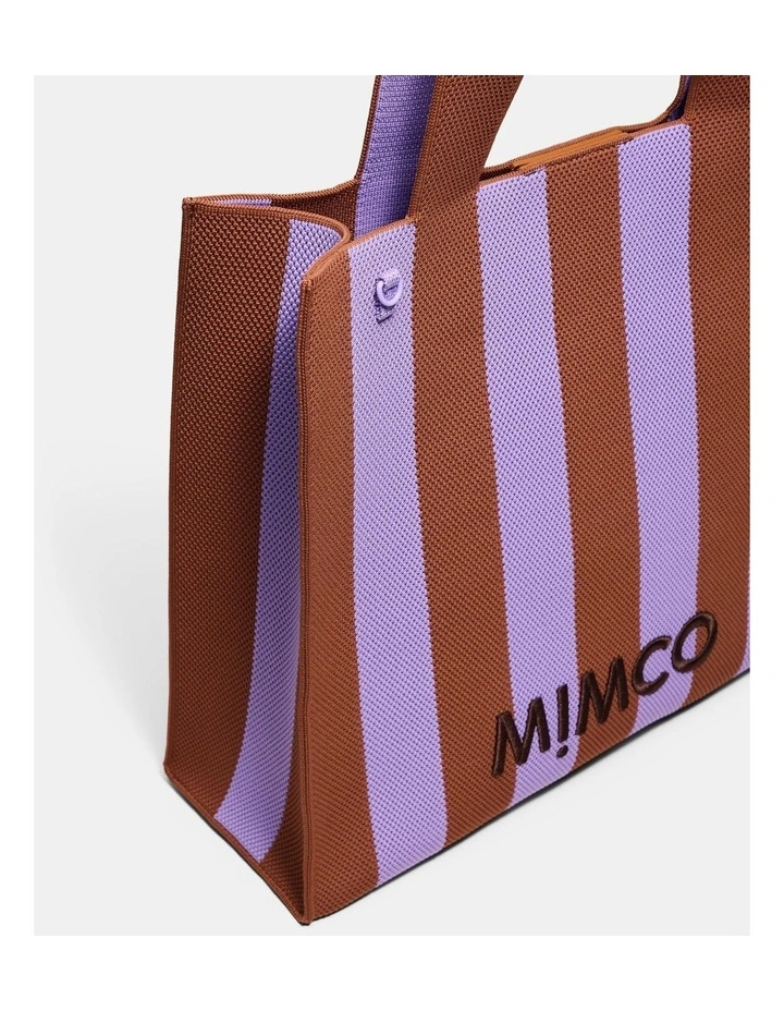 Blondie Large Boxy Tote Bag Bags Non Leather in Lilac Multi image 5