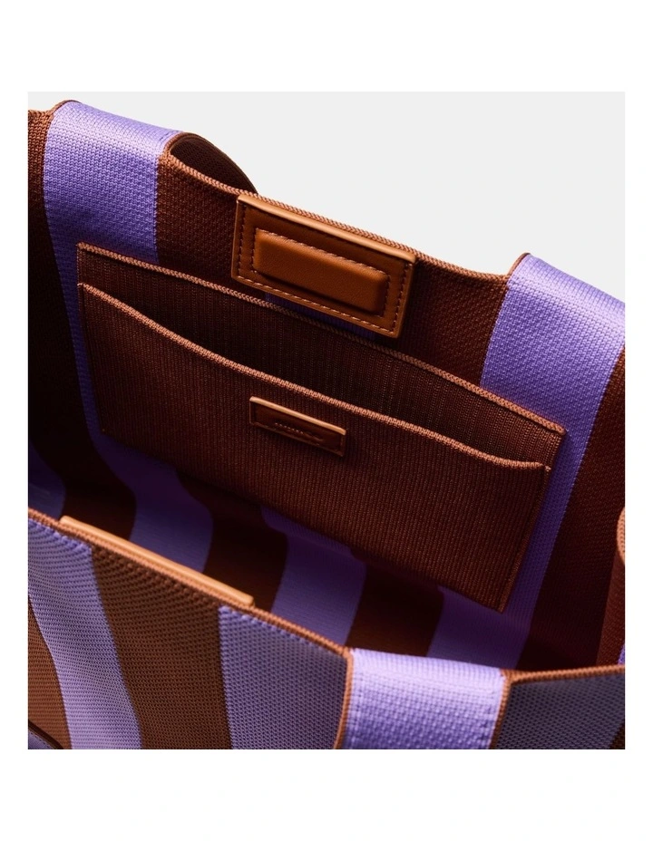 Blondie Large Boxy Tote Bag Bags Non Leather in Lilac Multi image 6