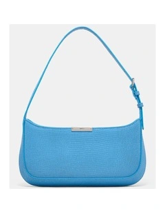 Cove Slim Shoulder Bag Bags Leather in Azure