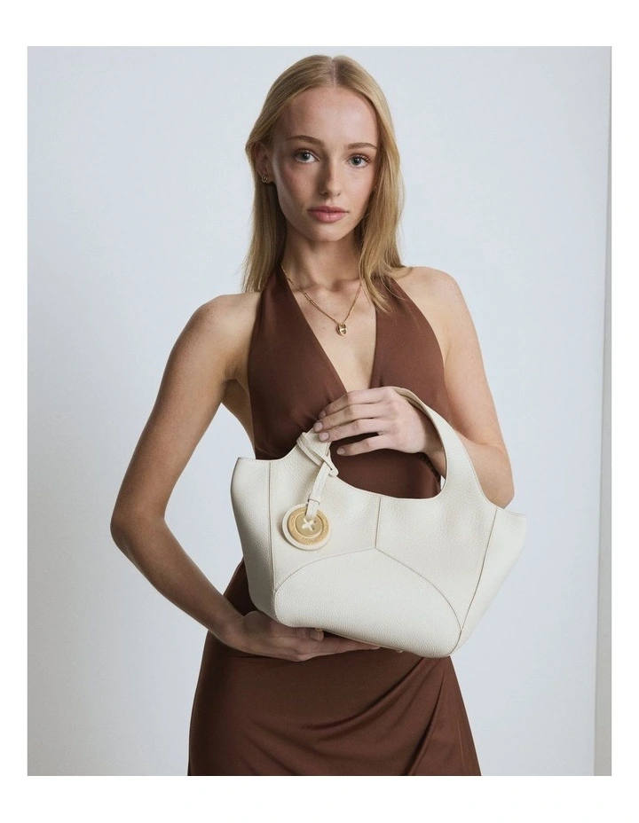 Calypso Mini Tote Bag Bags Leather in Off White image 2