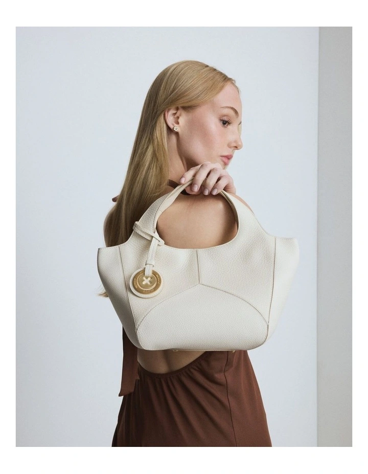 Calypso Mini Tote Bag Bags Leather in Off White image 7