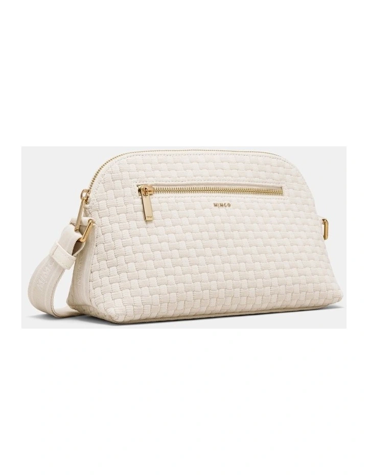 Squad Woven Crossbody Bag Bags Non Leather in Off White image 3