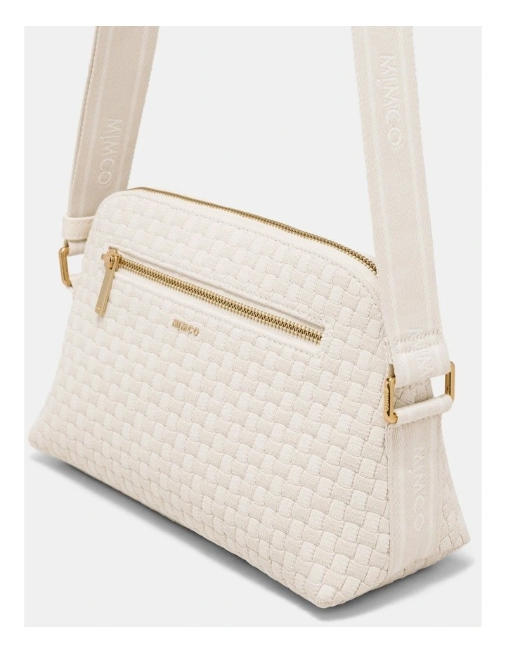 Squad Woven Crossbody Bag Bags Non Leather in Off White image 5