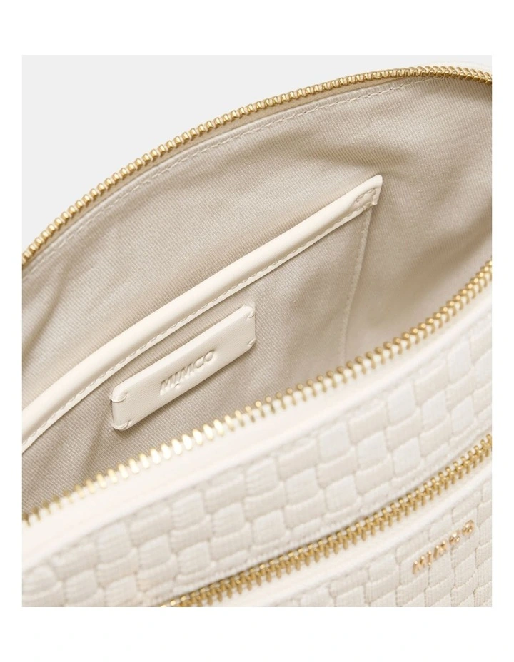 Squad Woven Crossbody Bag Bags Non Leather in Off White image 6