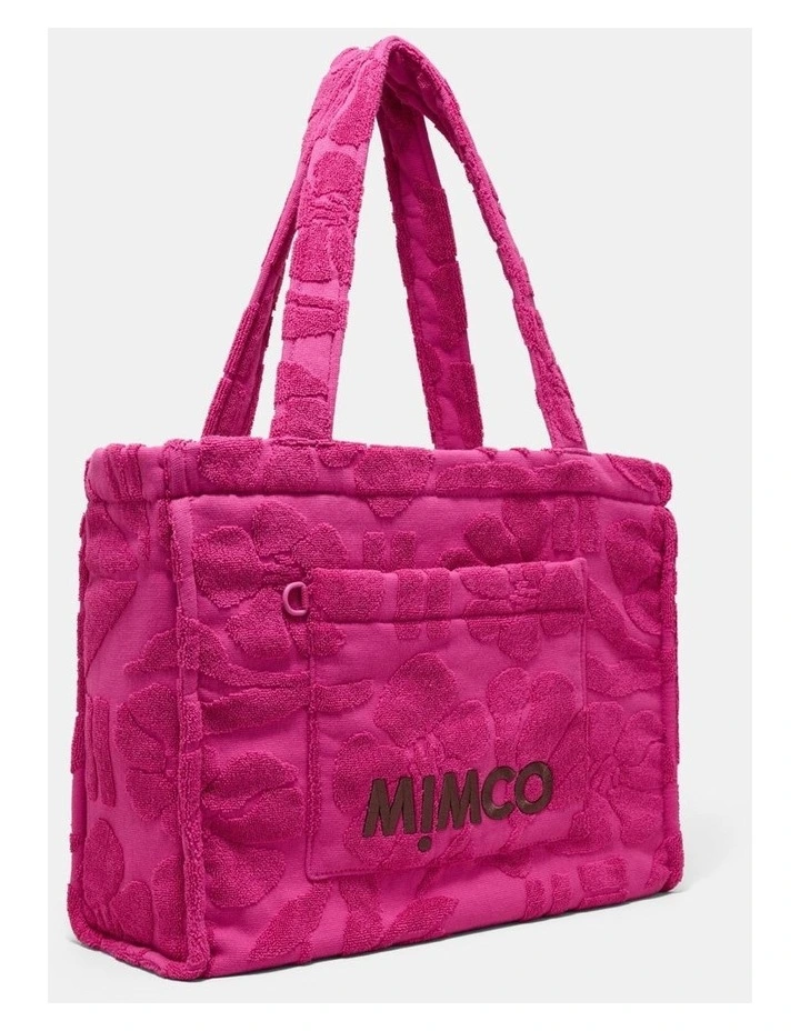 Skye Beach Tote Bag Bags Non Leather in Fuchsia image 3