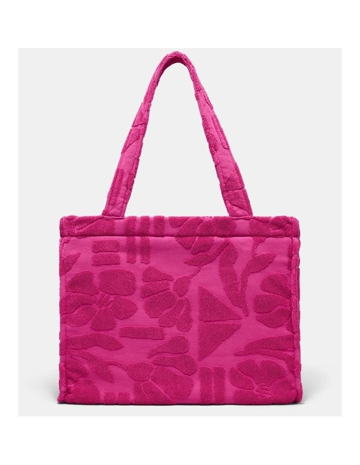 Skye Beach Tote Bag Bags Non Leather in Fuchsia image 4
