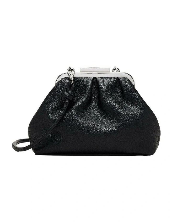 Mila Mini Shoulder Purse Bags Non Leather in Black image 1