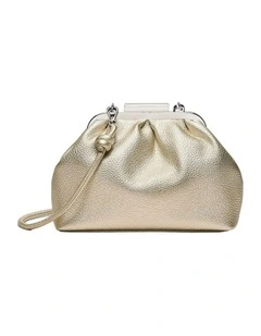 Mila Mini Shoulder Purse Bags Non Leather in Light Gold