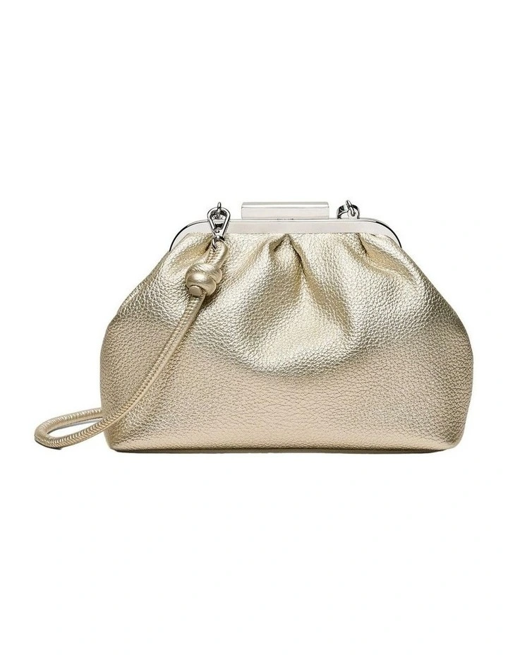 Mila Mini Shoulder Purse Bags Non Leather in Light Gold image 1