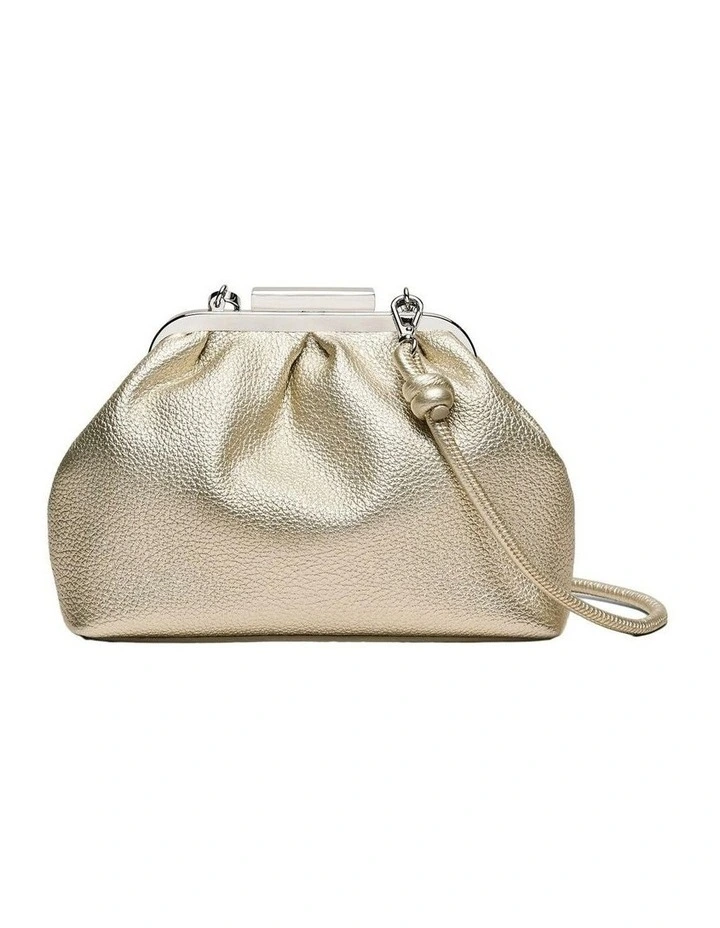 Mila Mini Shoulder Purse Bags Non Leather in Light Gold image 3