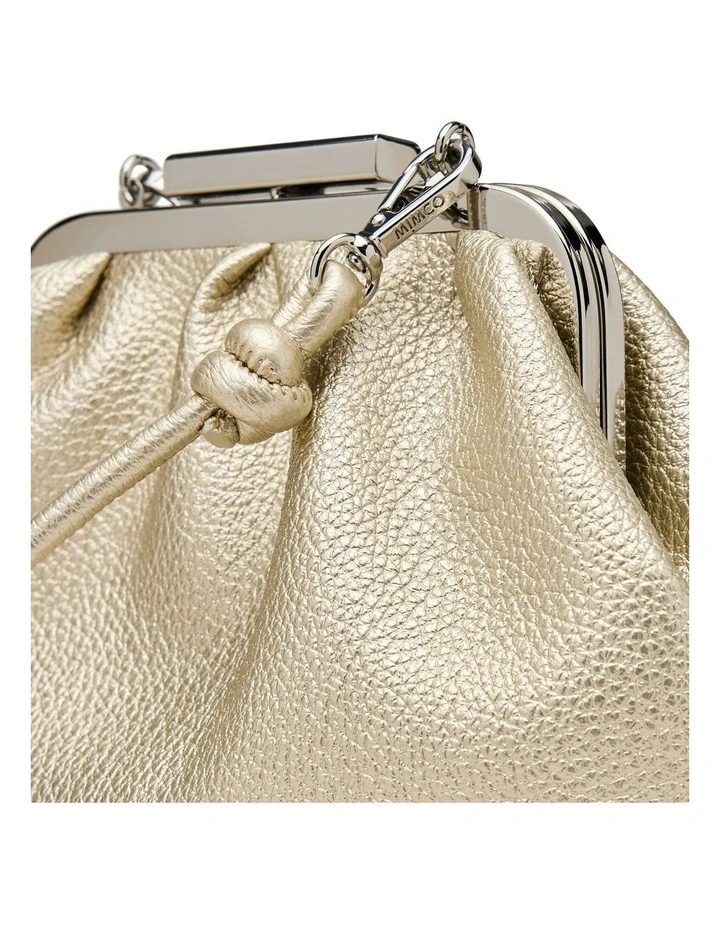 Mila Mini Shoulder Purse Bags Non Leather in Light Gold image 4