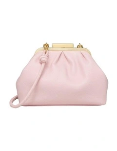 Mila Mini Shoulder Purse Bags Non Leather in Pink Mist