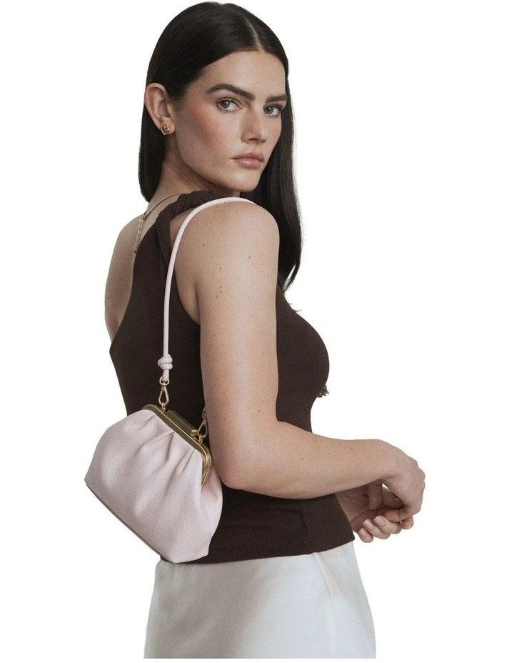 Mila Mini Shoulder Purse Bags Non Leather in Pink Mist image 2