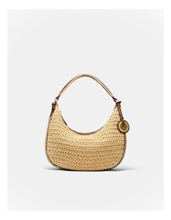 Luna Crescent Bag Bags Leather in Natural