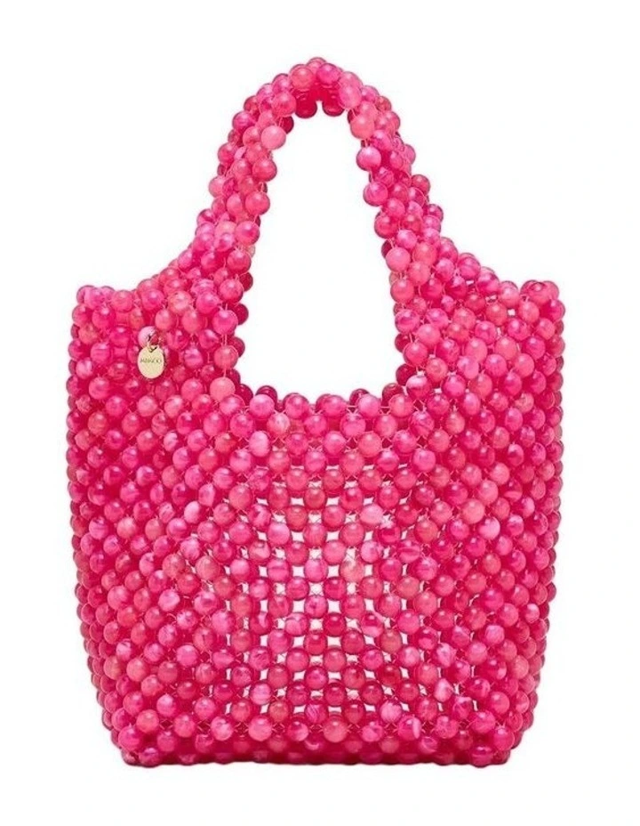 Amelie Beaded Mini Bag Bags Non Leather in Fuchsia image 1