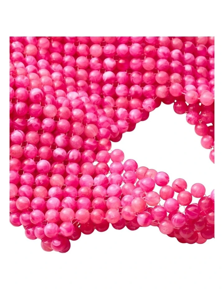 Amelie Beaded Mini Bag Bags Non Leather in Fuchsia image 4