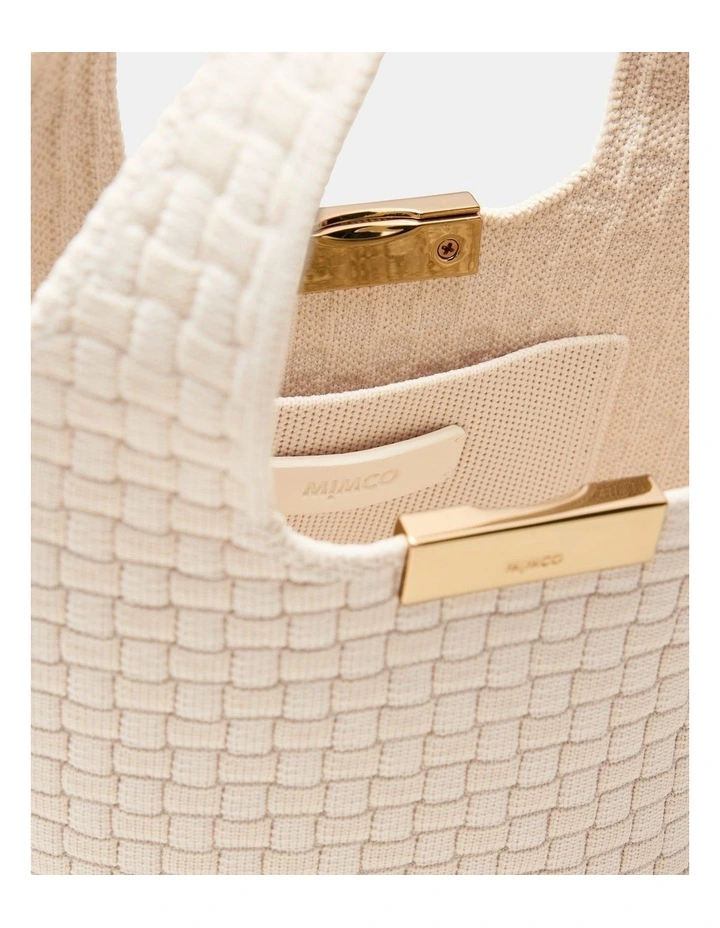 Amelie Mini Grab Crossbody Bag Bags Non Leather in Off White image 6