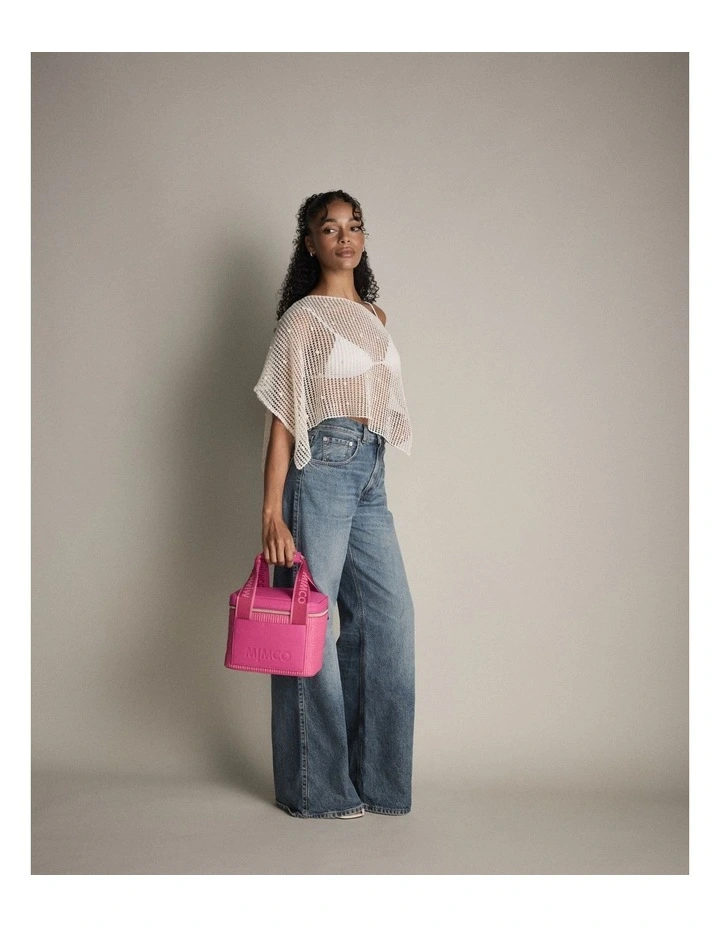 Patch Mini Cooler Bag Bags Non Leather in Fuchsia image 3