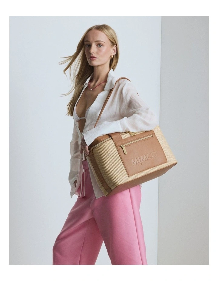 Patch Large Cooler Bag Bags Non Leather in Natural image 4