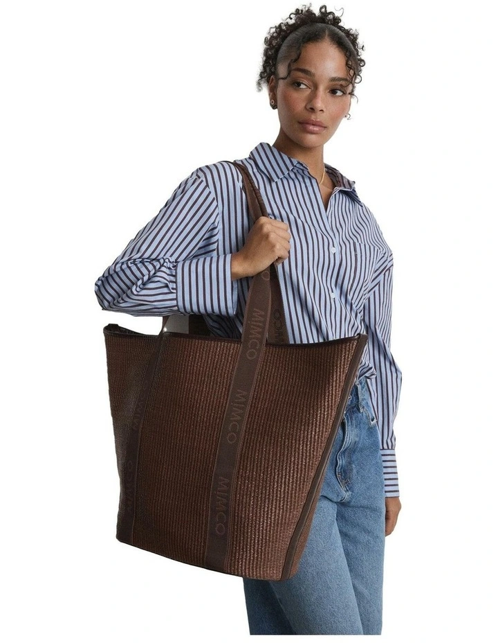 Calla Carry-all Tote Bag Bags Non Leather in Brown image 4