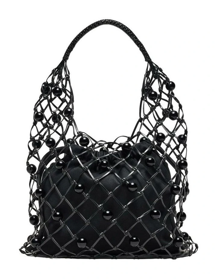 Lumi Beaded Bag Bags Non Leather in Black image 1