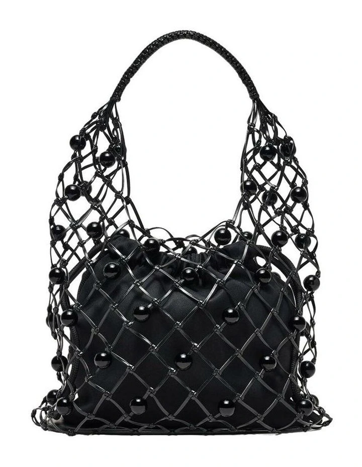 Lumi Beaded Bag Bags Non Leather in Black image 4