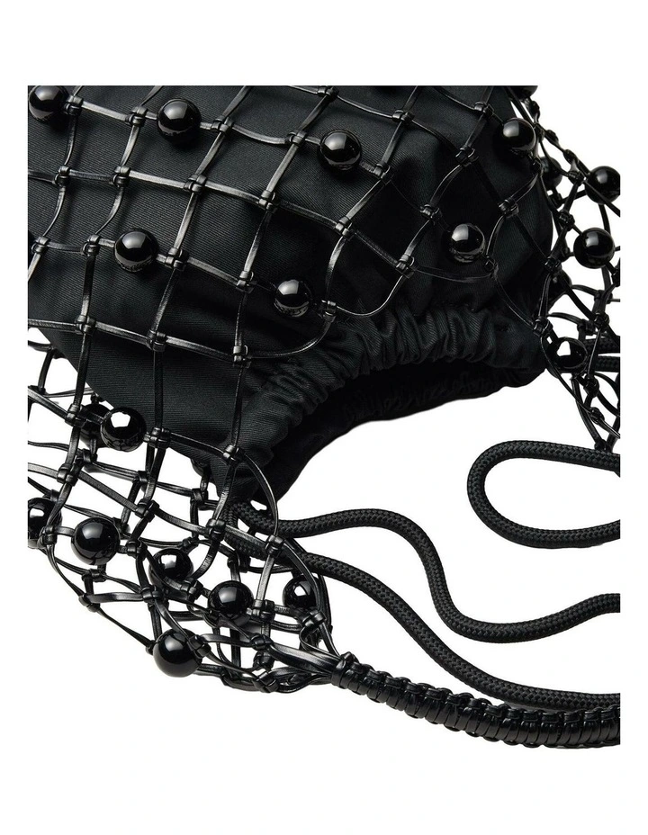 Lumi Beaded Bag Bags Non Leather in Black image 5